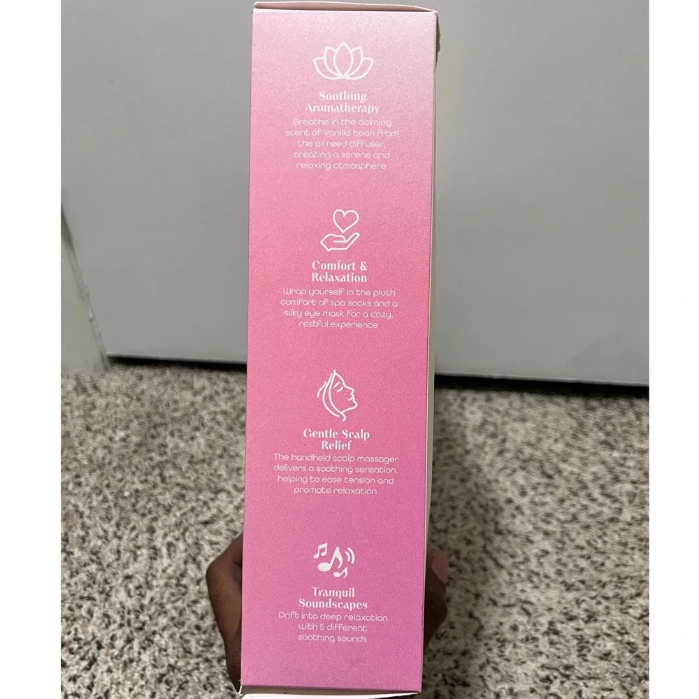 Lomi Beauty 5-in-1 Relaxation Kit Sound Machine Diffuser Eye Mask LM-RELAXION-FD